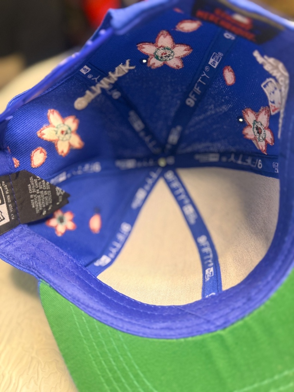 New Era 2025 Tokyo Series x Takashi Murakami LA Dodgers Floral Snapback Hat NWT - Picture 9 of 10